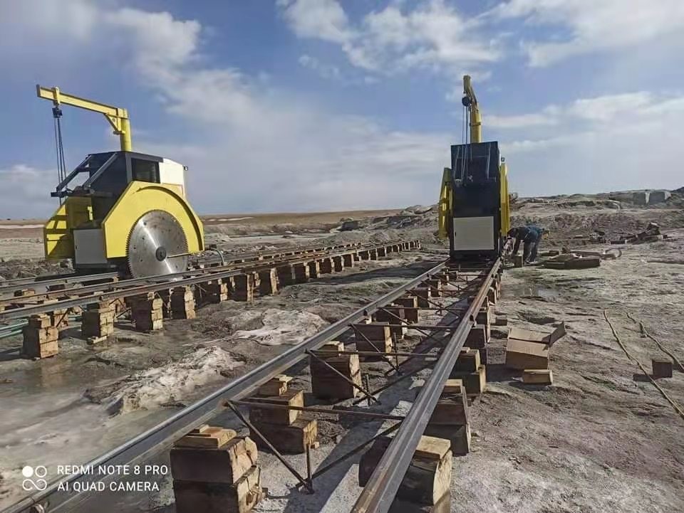 Double blade stone mining machine for granites--Belt Type,model: QZ2600/3100