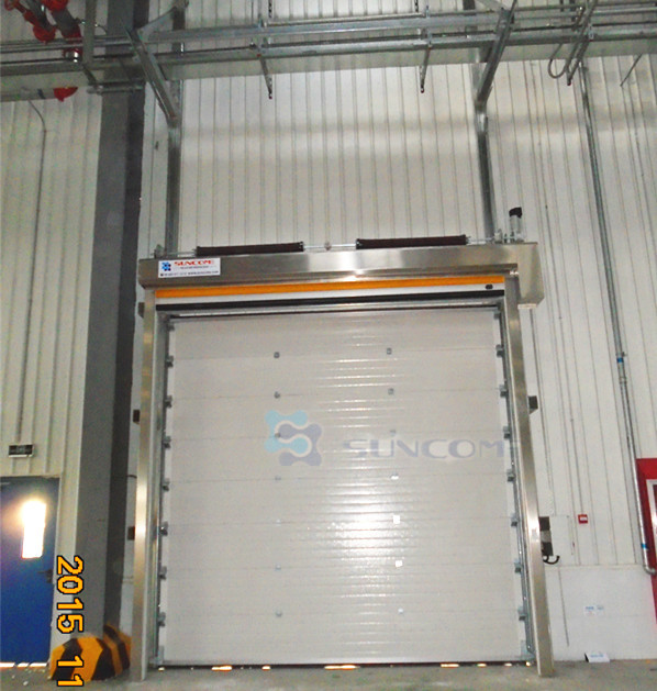100mm Width Industrial Security Door Insulated Aluminum Intelligence Security Door