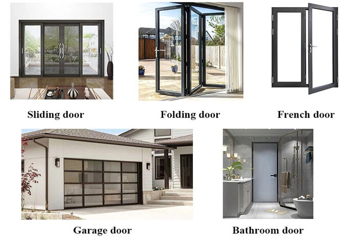 Broken Bridge Aluminum Door Safety Insulated Glass Door