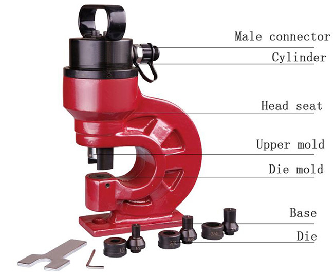 Lineman Tools CH-60 Punch Force 31T Hydraulic Power Punch Tool