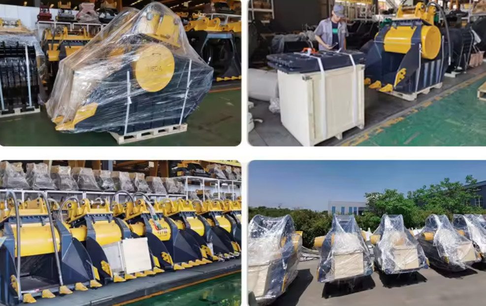 Demolition Work Heavy Duty Excavator Rock Crusher Bucket Machinery Parts