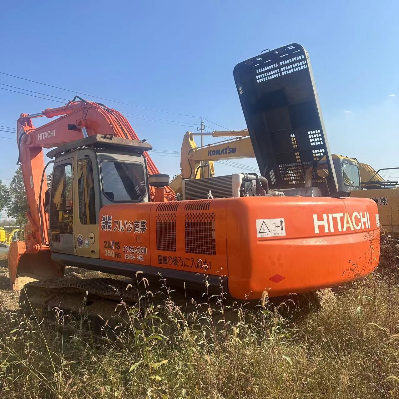 Used Excavator Original Hitachi ZX350HG Secondhand Hydraulic 35ton Crawler Digger