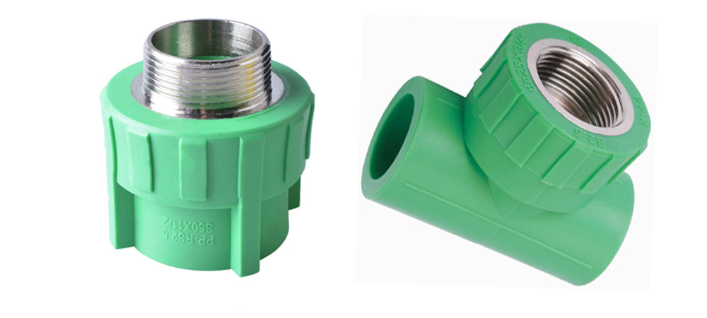 Plastic New Material Molding PPR Reducing Tee for Water Supply