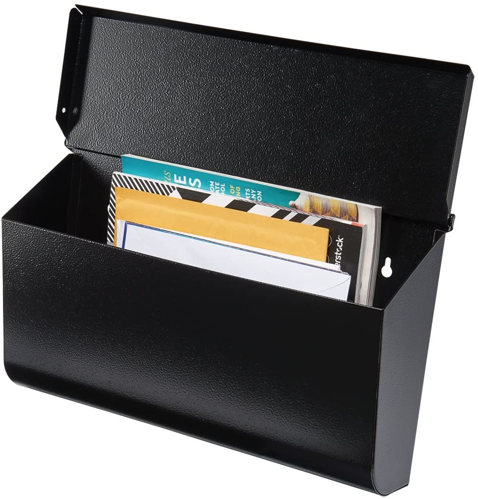 Wall Mounted Locking Mailbox with Electrostatic Powder Coating and Customizable Color