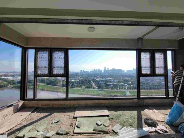 Standard Aluminium Window Waterproofing Single / Double / Triple Glass Aluminum