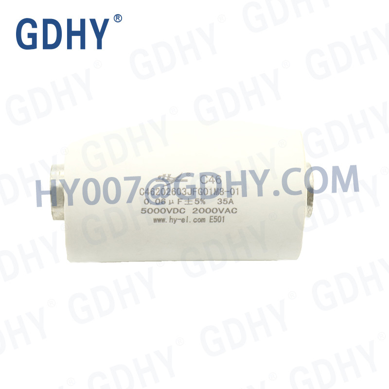 0.06UF 5000VDC 2000VAC 35A RESONANCE CAPACITOR HIGH FREQUENCY HIGH VOLTAGE