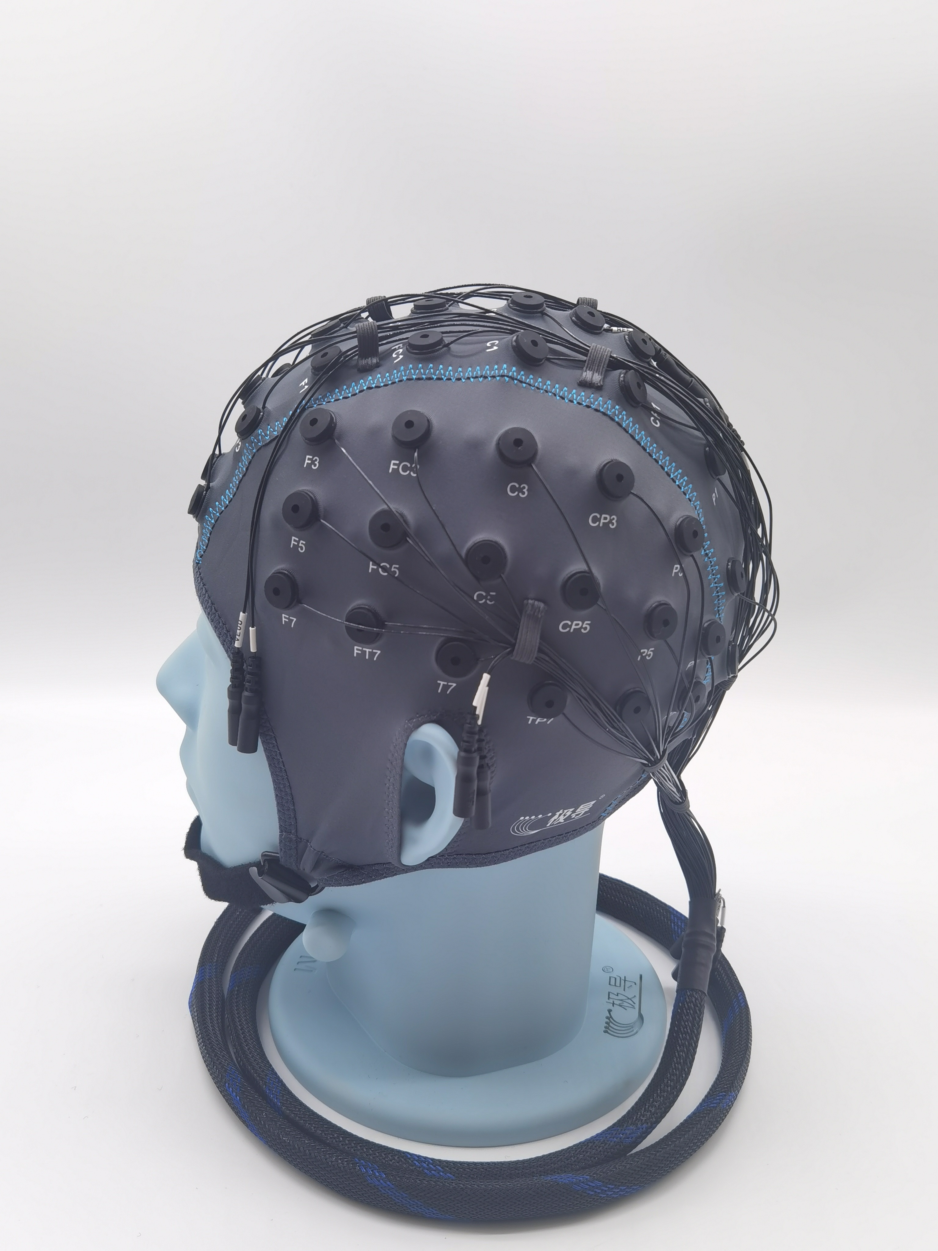 Monitoring ant neuro active High density Ag/Cl cup Electrode waveguard cap wireless EEG/ECG/EMG recording sensor signal