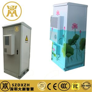  19 Inch 3U Outdoor Telecom Cabinets Weatherproof Data Cabinet With Energy Backup System Manufactures