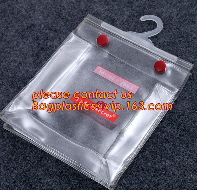 hanger bag with zip lock on the top,Frosted Zip lockk bag EVA PVC hanger bag for clothes, EVA frost drawstring bag, Froste