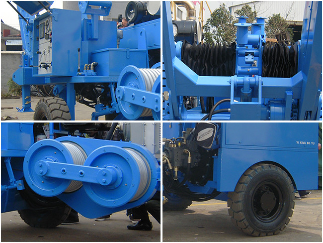 1200mm 40kn Transmission Line Hydraulic Cable Puller Water Cooling System