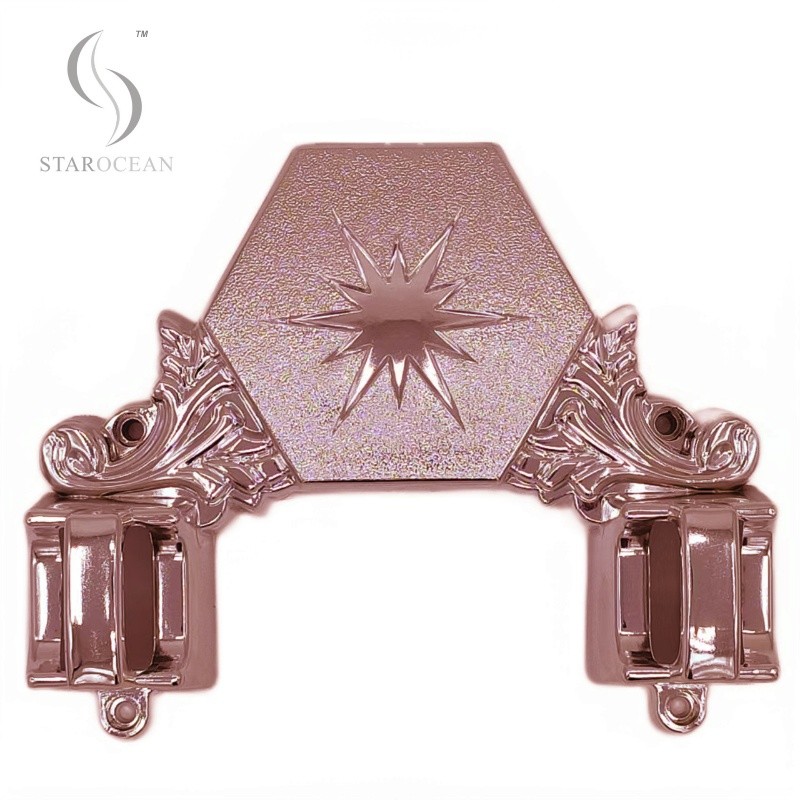 Customized Copper Color PP Plastic Coffin Hardware Manufacturer Direct Sales 12# B