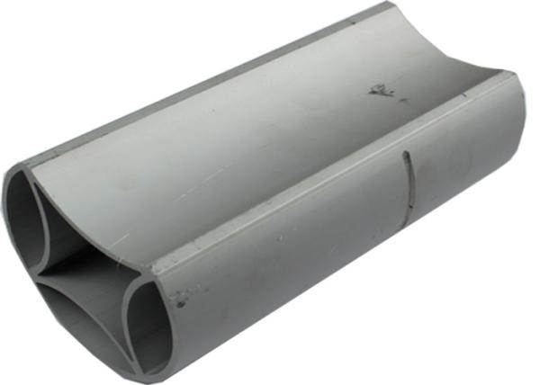 Natural Silver Aluminum Window Extrusion Profiles With Natural Oxidation