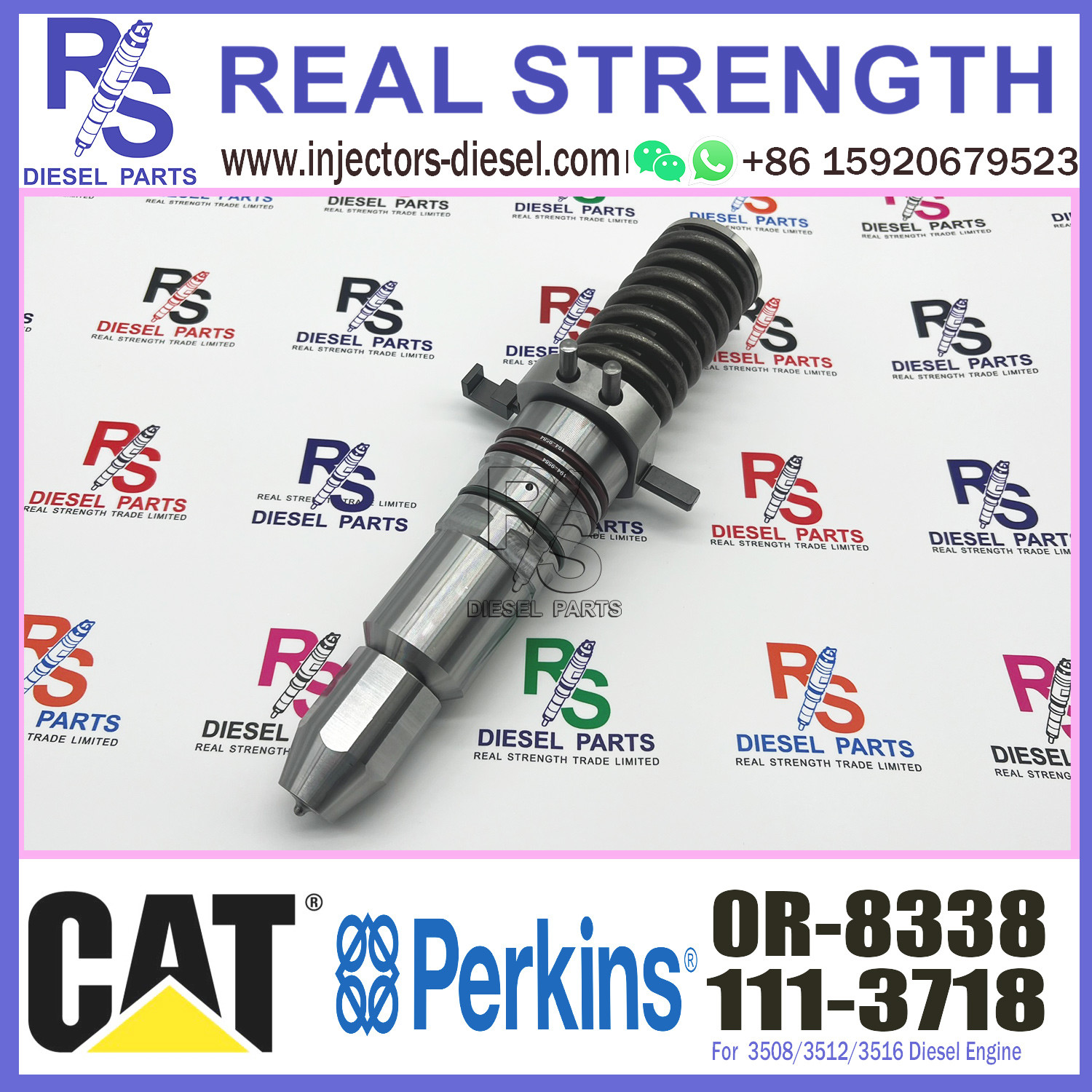 CAT 3508 3512 3516 Perkins Diesel Injector 111-3718 1113718 0R-8338