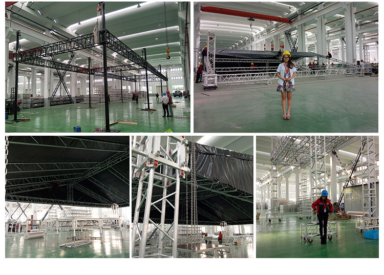 Cold Galvanization Ringlock lightweight aluminium stage lighting scaffold tower