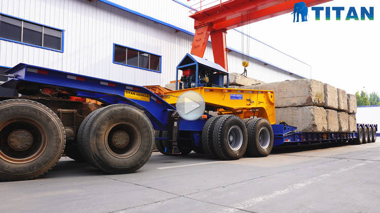 150 Ton Removable Gooseneck Lowboy Trailer video