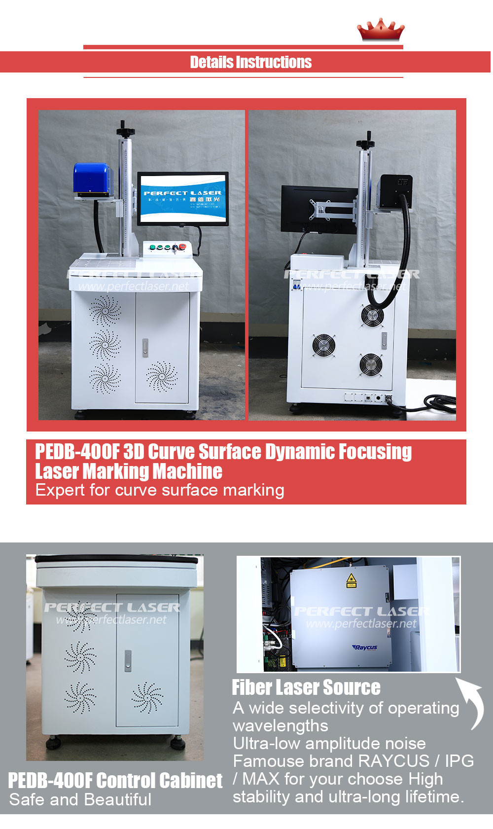3D Dynamic Metal Laser Marking Machine , Wood Engraving Etching Machine With CE