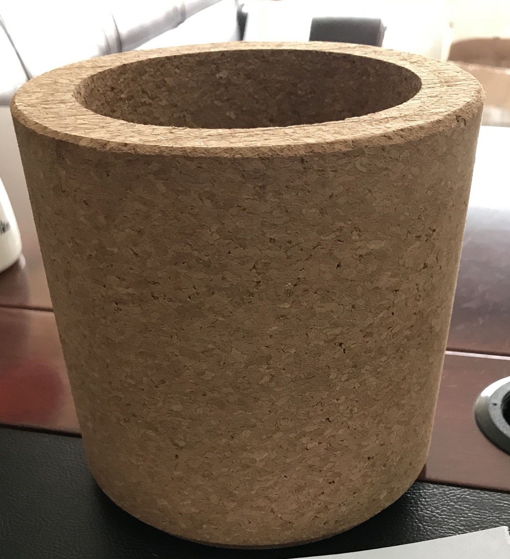 Modern Environmental Cork Bark Planter for Indoor Gardening or Decoration