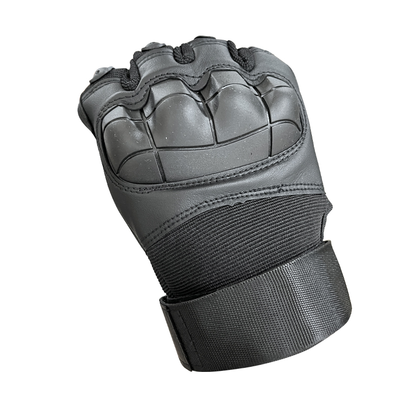 Customizable Hard-Knuckle Anti-Slip Microfiber Leather Gloves with ISO9001 Validation