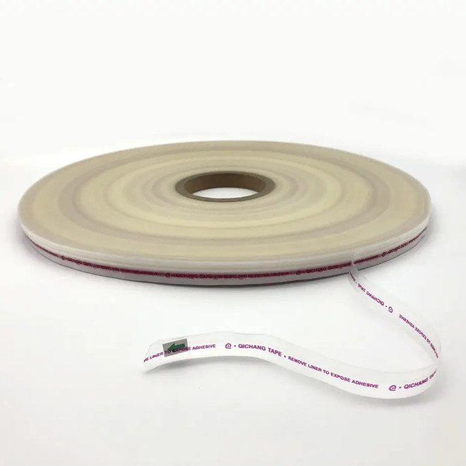 Glassine Double Sided HDPE Film Release Liner Paper Removable Bag Sealing Tape