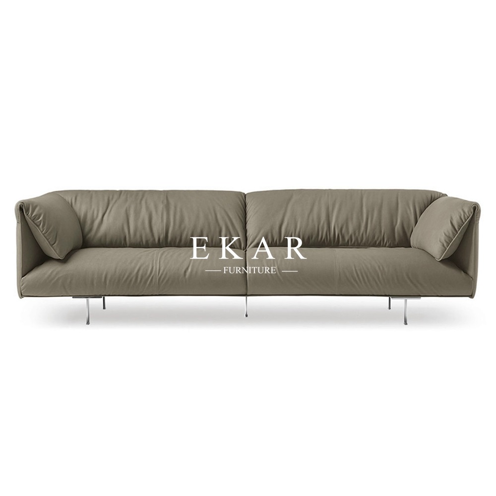 Italy Contemporary Design Leather Sofa Modern Living Room Sofas
