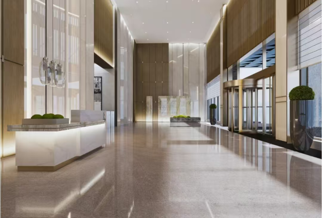 Italian Kwong Grey Marble Modern Slab Hotel Bathroom Wall Panels Polished Floor Tile