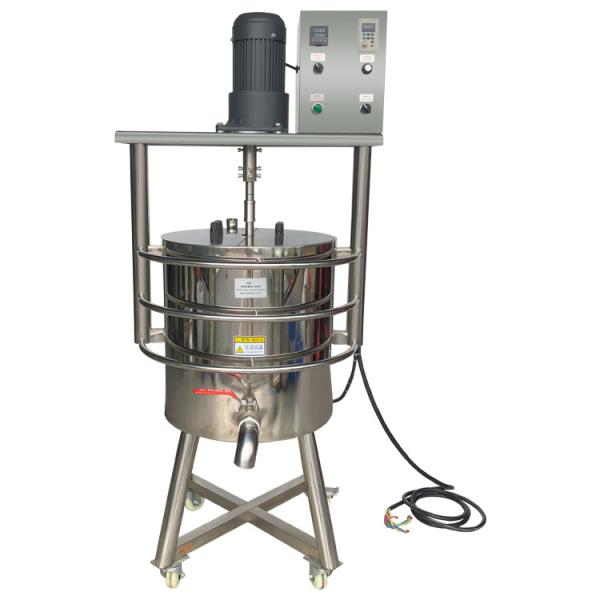 SUS304 Lipstick Production Line 100L Mixing Stirring Melting Compartmentalized