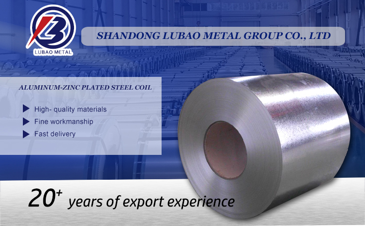55% Al-zn Aluminium Zinc Alloy Coated Steel with Bending Tolerance ±1% 1/6 Aluminized Zinc Hot Dip Galvalume Steel Coil