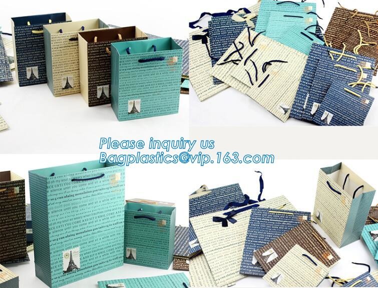 Cheap Customized Pink Printed Paper Shopping Bag For Clothing and Gift,Recycled Luxury Paper Bags & Retail Carrier Bags