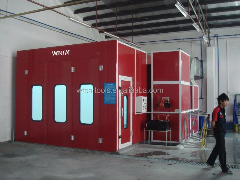 LED Light SUV Car Spray Booth 6900*3900*2650mm with Fiberglass Exhaust Filter