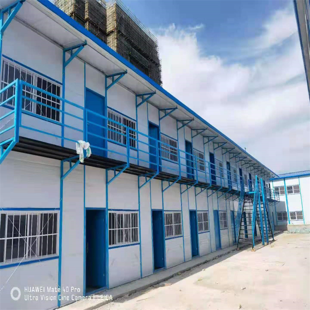 Modern K Type Light Steel Structure Prefab House With PVC Sliding Window