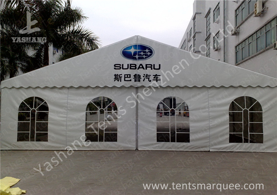 Outdoor White PVC Fabic Cover Anti UV Car Exhibition Tent, Aluminum Profile