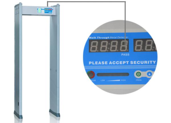 Weatherproof Portable Metal Detector Gate Professional With Password Protection