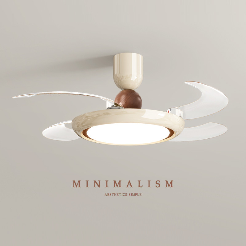 42 Inch Smart Luxury Indoor Fan Light , Modern Living Room Ceiling Fans With Bright Lights