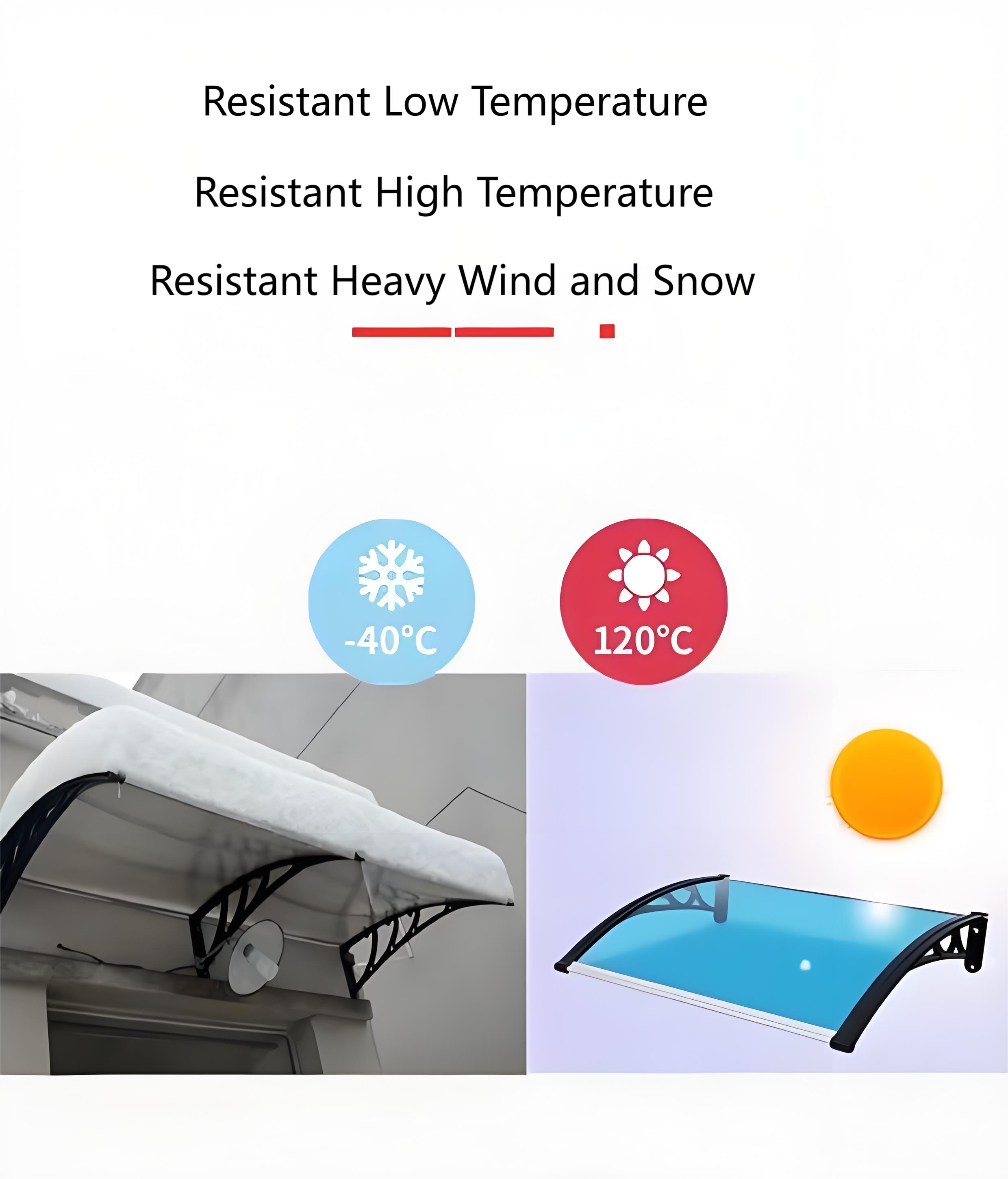 Customize Your plastic bracket DIY PC Canopy Kit with Hollow Polycarbonate Sheets weather resistant