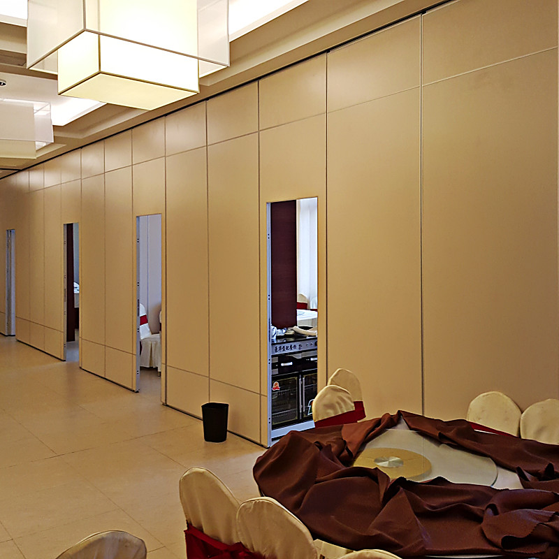 Office Folding Partition Walls MDF With Melamine Material Durable