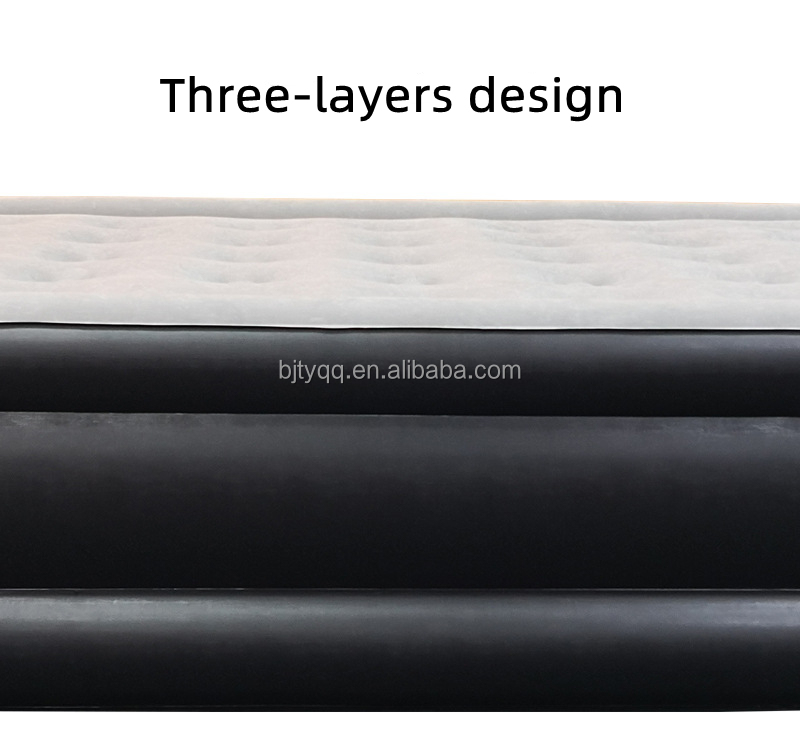 Custom High Quality PVC Folding Single Double Inflatable Bed Sofa Inflatable Lounger Air Sofa Tantra Sofa Bed with Air Pump