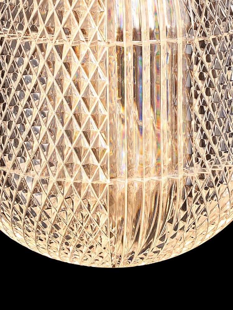 Highly Transparent Acrylic Lampshade Pendant Lamp 63W / 80W / 120W / 145W
