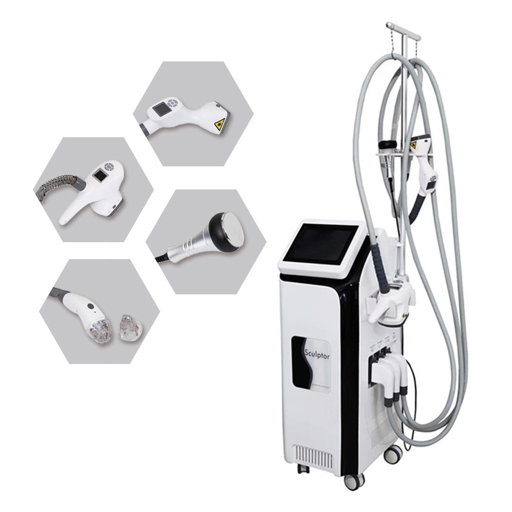 5 In 1 Vacuum Cavitation Machine , 80kPa To 10kPa Radio Frequency Fat Reduction machine