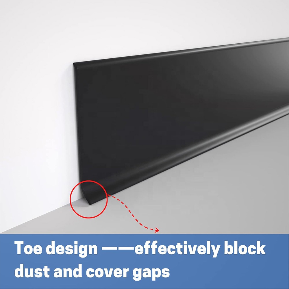 Timeless Classic 4" Flexible Vinyl Wall Base Rubber Cove Base PVC Skirting Trim Roll