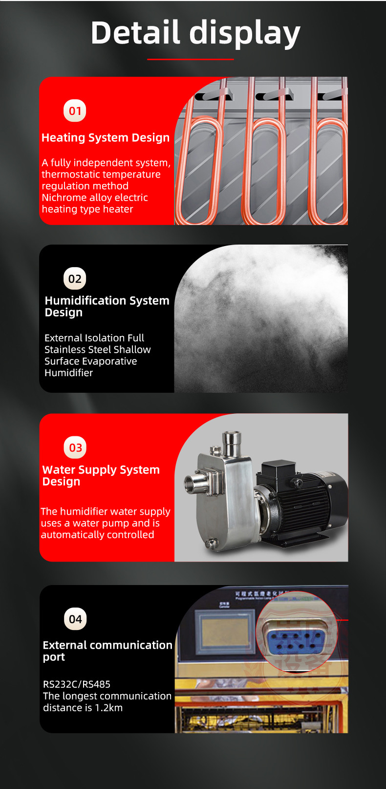 Customization Simulated Solar Radiation Test Chamber Accelerated Aging Chamber Xenon Lamp Weathering Test Chamber