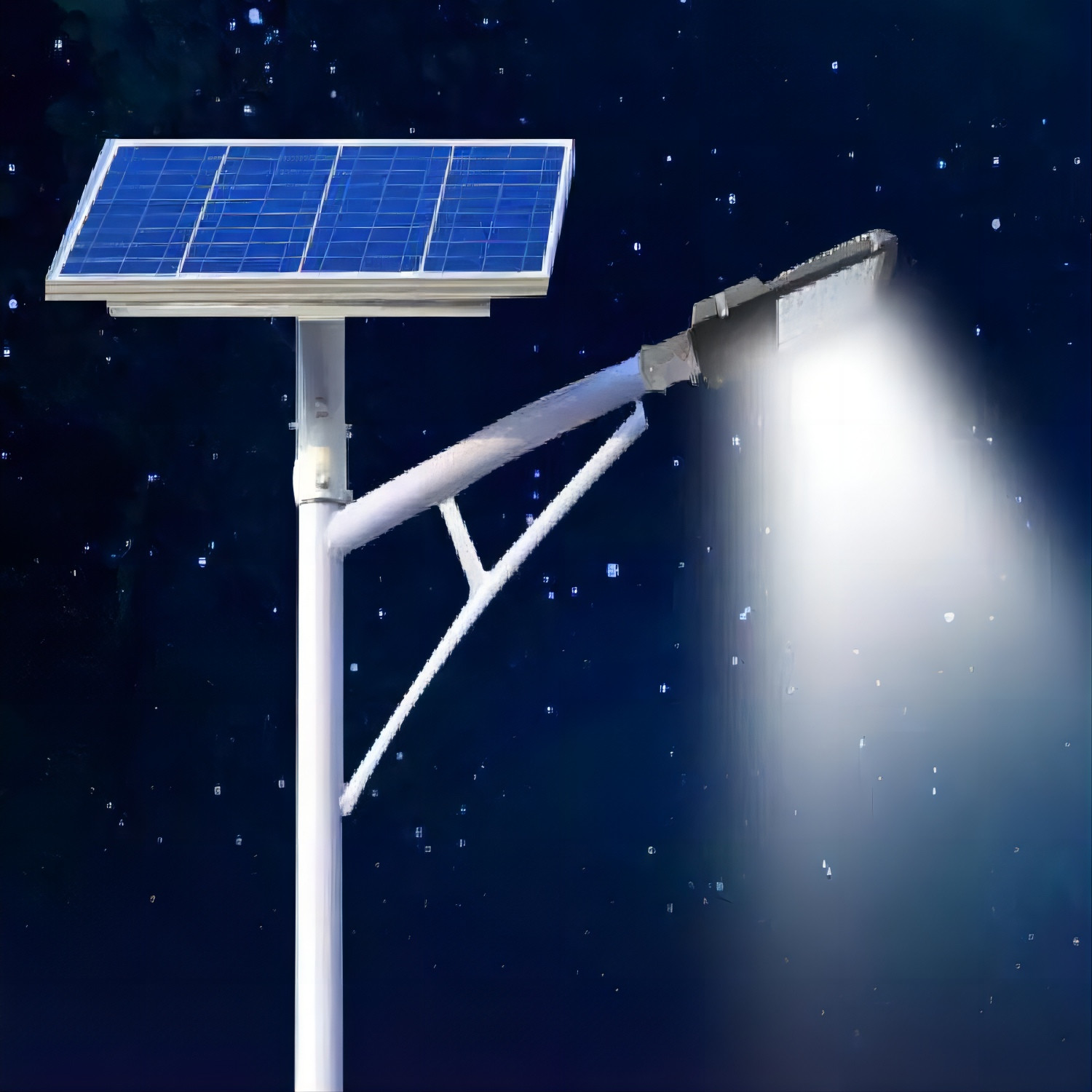 Solar Powered LED Street Lights 12V IP65 Rated CT 3000K~6000K CE ROHS CERTIFICATE