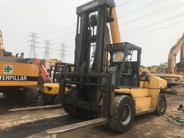 Use 100% Original Komatsu Forklift Truck Fd150e-8, Secondhand 15 Ton Japan