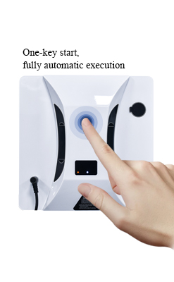 Smart Home Appliances Spray Water Window Cleaner Robot with 50ml Water Tank Capacity