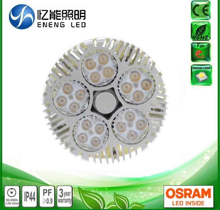 AC220V AC110V 60W dimmable E27 led par38 light led par38 lamp with OSRAM 3030 leds Replace 120W metal halide