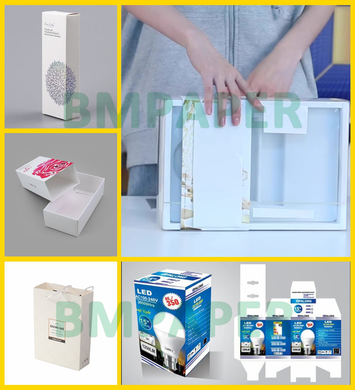 16PT 300gsm Coated SBS Paper Board For Clothing Shopping Bags 400 x 580mm