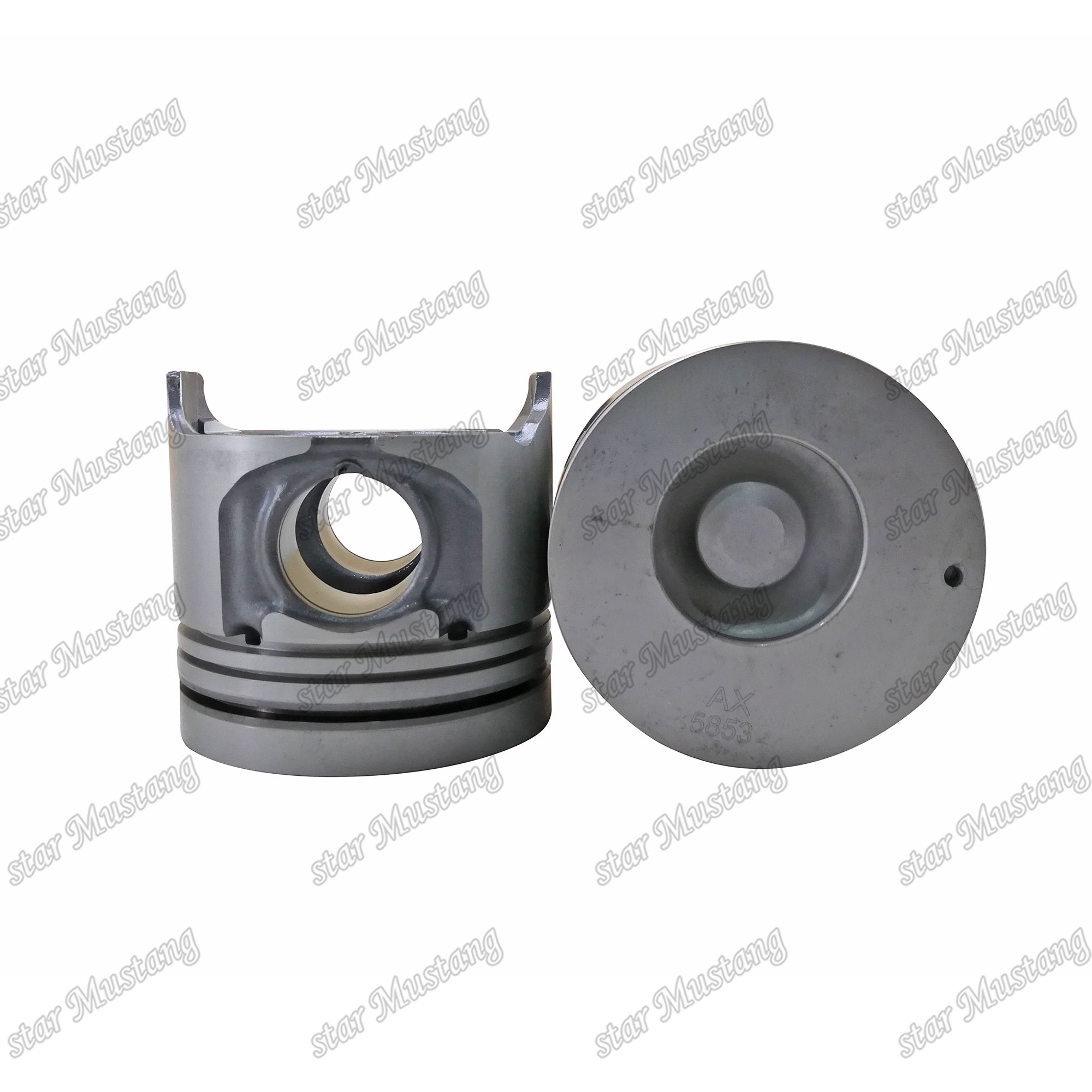 Piston 4JH1 without valve mark, reinforced, internal cooling 8-97305-585-3 For Isuzu Engine Spare Parts