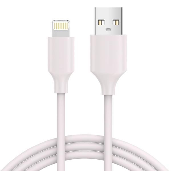 2A / 3A Output 480Mbps TPE USB Cable Customizable Length white / pink / gray