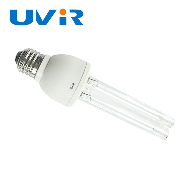 E27 Base Integrated Sanitizer Uvc Disinfection Lamp Compact 15W 25W