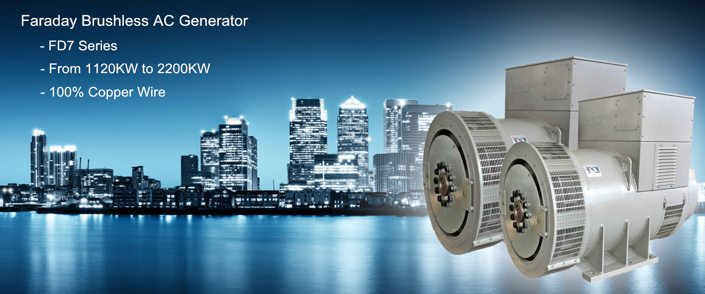 6.5KW-2200KW Synchronous Alternator generator with Stamford quality!