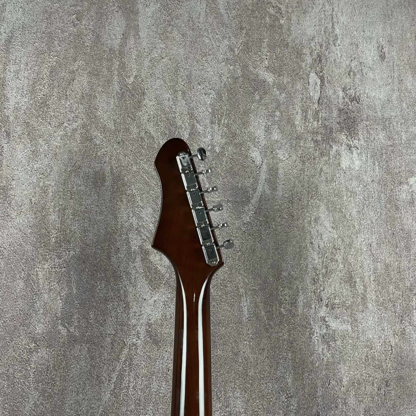 Custom Flamed Top Electric Guitar with P90 Pickups Solid Body Rosewood fingerboard